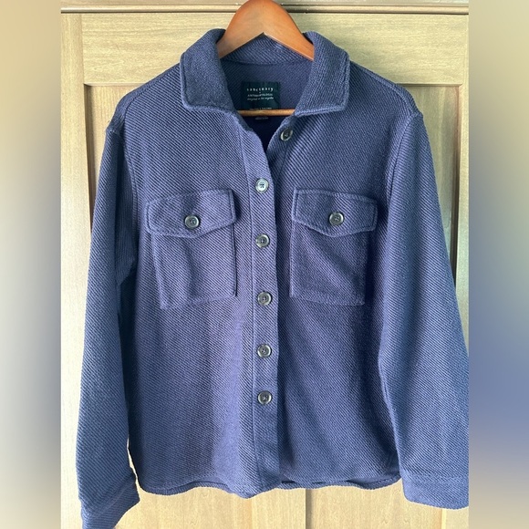 Sanctuary x Anthropologie Terra Knit Shacket Button Jacket Purple Women’s Small‌ - Picture 5 of 12